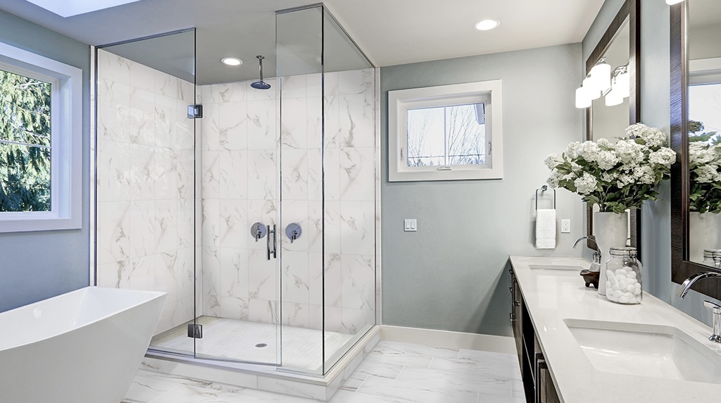 custom showers